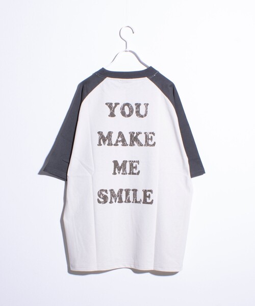 GLOSTER(グロスター)の「【Disney】【TOM&JERRY】ピグメント/ラグランスリーブ プリントTシャツ(Tシャツ/カットソー・メンズ・ホワイト系その他3/ブラック系その他2/ホワイト系その他2/ブラック系その他/マスタード/サックスブルー・L/M)」の12枚目の写真