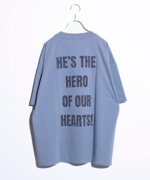 GLOSTER(グロスター)の「【Disney】【TOM&JERRY】ピグメント/ラグランスリーブ プリントTシャツ(Tシャツ/カットソー・メンズ・ホワイト系その他3/ブラック系その他2/ホワイト系その他2/ブラック系その他/マスタード/サックスブルー・L/M)」の15枚目の写真