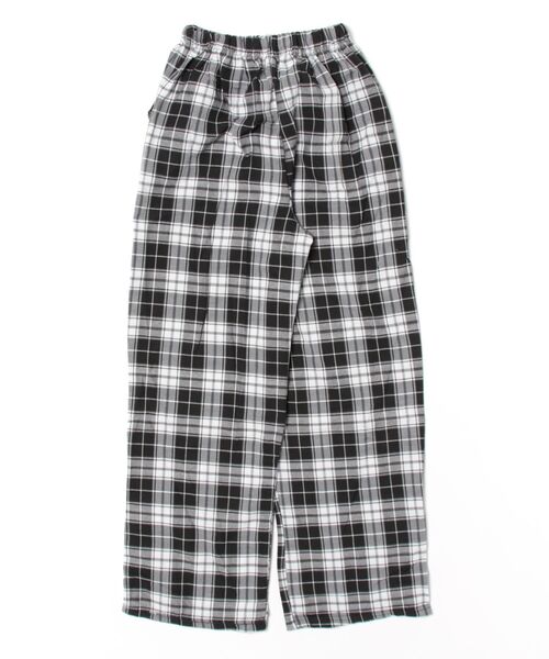 urge：（アージコロン ）の「【URGE：】タータンチェック柄 バギー イージー パンツ（その他パンツ・レディース・ブラック・X-LARGE/LARGE/MEDIUM/SMALL）」の2枚目の写真