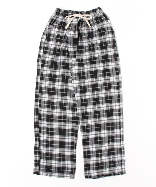 urge：（アージコロン ）の「【URGE：】タータンチェック柄 バギー イージー パンツ（その他パンツ・レディース・ブラック・X-LARGE/LARGE/MEDIUM/SMALL）」の3枚目の写真