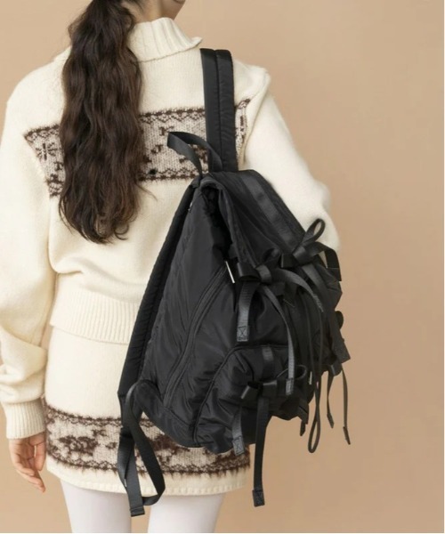 Kinetics（キネティクス）の「Casselini Ribbon Backpack（キャセリーニ リボンバックパック）（バックパック/リュック・メンズ・ベージュ/ブラック/カーキ・FREE）」の9枚目の写真