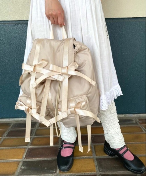 Kinetics（キネティクス）の「Casselini Ribbon Backpack（キャセリーニ リボンバックパック）（バックパック/リュック・メンズ・ベージュ/ブラック/カーキ・FREE）」の20枚目の写真