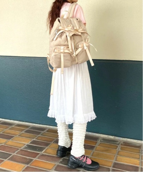 Kinetics（キネティクス）の「Casselini Ribbon Backpack（キャセリーニ リボンバックパック）（バックパック/リュック・メンズ・ベージュ/ブラック/カーキ・FREE）」の22枚目の写真