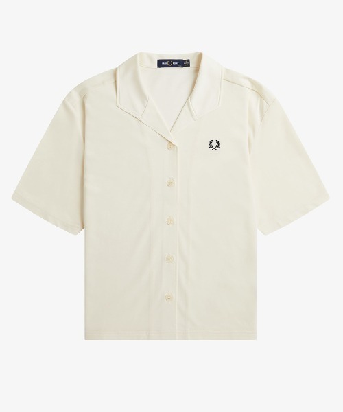 ブラウス シャツ Open Collar Jersey Shirt／オープンカラージャージーシャツ レディース Open Collar Jersey Shirt／オープンカラージャージーシャツ