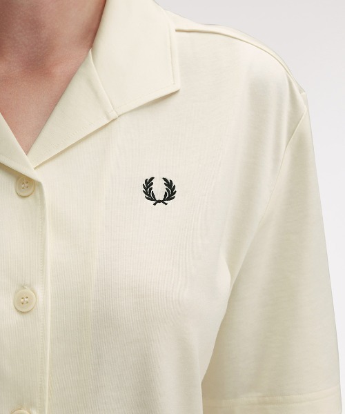 ブラウス シャツ Open Collar Jersey Shirt／オープンカラージャージーシャツ レディース Open Collar Jersey Shirt／オープンカラージャージーシャツ