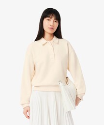 スウェットポロシャツ