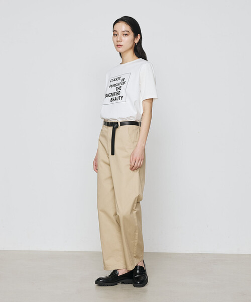 COMME CA（コムサ）の「スーピマコットンロイヤルクール プルオーバー（Tシャツ/カットソー・レディース・ホワイト/ブラック/サックスブルー/ネイビー・11号/9号）」の8枚目の写真