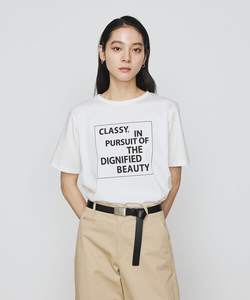 COMME CA（コムサ）の「スーピマコットンロイヤルクール プルオーバー（Tシャツ/カットソー・レディース・ホワイト/ブラック/サックスブルー/ネイビー・11号/9号）」の11枚目の写真