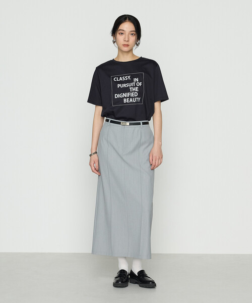 COMME CA（コムサ）の「スーピマコットンロイヤルクール プルオーバー（Tシャツ/カットソー・レディース・ホワイト/ブラック/サックスブルー/ネイビー・11号/9号）」の15枚目の写真