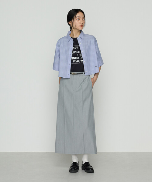 COMME CA（コムサ）の「スーピマコットンロイヤルクール プルオーバー（Tシャツ/カットソー・レディース・ホワイト/ブラック/サックスブルー/ネイビー・11号/9号）」の17枚目の写真