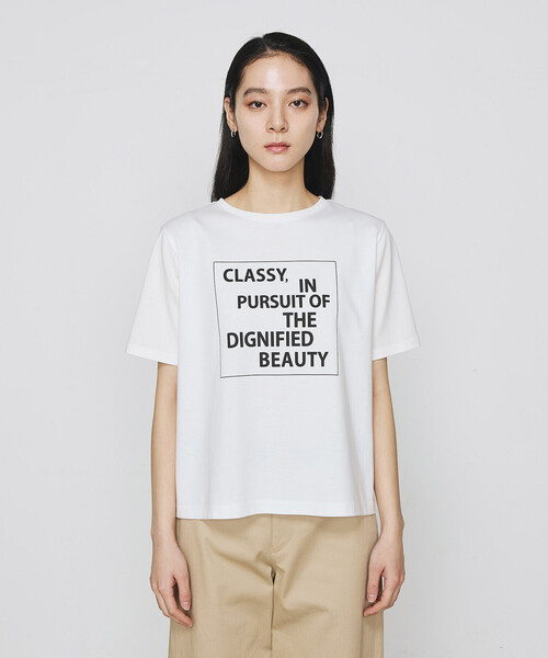 COMME CA（コムサ）の「スーピマコットンロイヤルクール プルオーバー（Tシャツ/カットソー・レディース・ホワイト/ブラック/サックスブルー/ネイビー・11号/9号）」の20枚目の写真