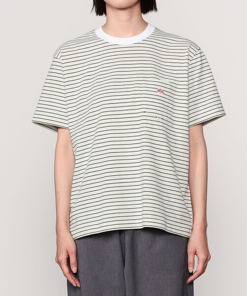 DANTON | ポケットTシャツ STRIPE WOMEN（Tシャツ/カットソー