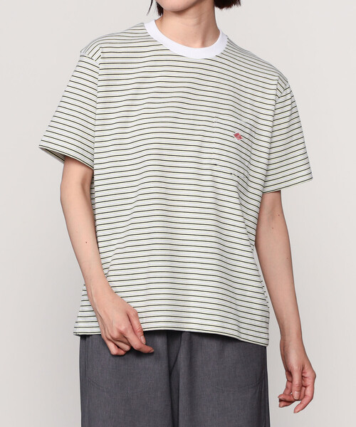 DANTON | ポケットTシャツ STRIPE WOMEN（Tシャツ/カットソー