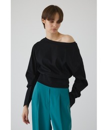 RIM.ARK（リムアーク）の「Sleeve tuck cut tops スリーブタックカットトップス（Tシャツ/カットソー）」