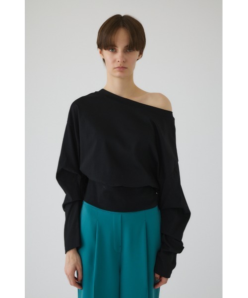 RIM.ARK ♡Sleeve tuck cut tops Sleeve tuck cut tops スリーブタックカットトップス（Tシャツ