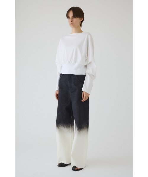 RIM.ARK（リムアーク）の「Sleeve tuck cut tops スリーブタックカット