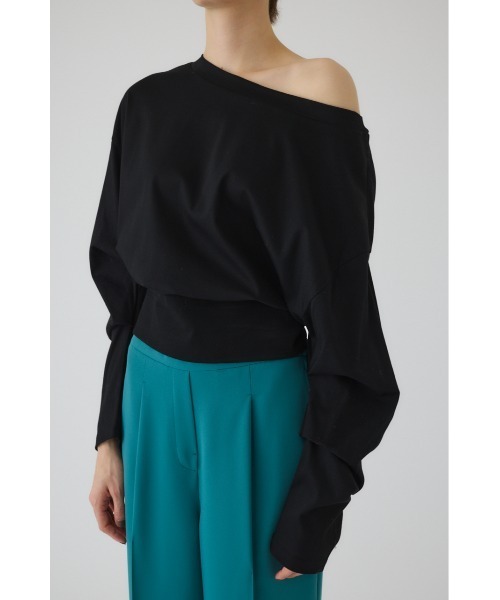 RIM.ARK ♡Sleeve tuck cut tops Sleeve tuck cut tops スリーブタックカットトップス（Tシャツ