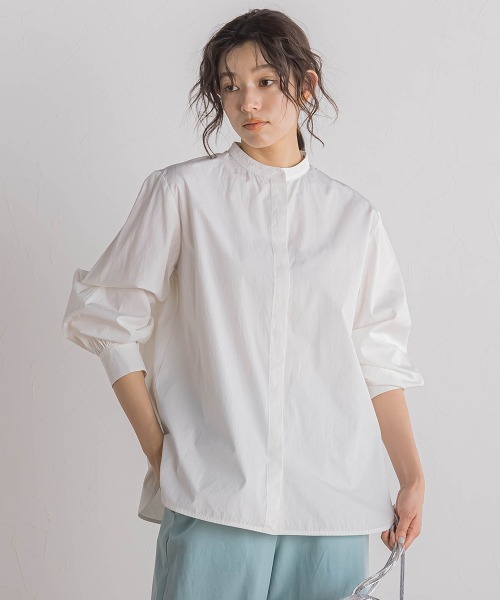 Droite lautreamont / ドロワットロートレアモン レース襟2WAYシャツ≪手洗い可能≫ レース襟2WAYシャツ≪手洗い可能≫ | Droite lautreamont