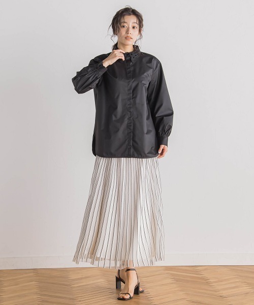 Droite lautreamont / ドロワットロートレアモン レース襟2WAYシャツ≪手洗い可能≫ セール】レース襟2WAYシャツ≪手洗い可能≫（シャツ/ブラウス