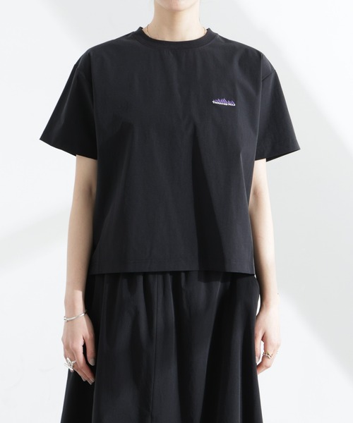 THOUSAND MILE(サウザンドマイル)の「THOUSAND MILE/ショートスリーブTシャツ スカートセット(ワンピース・レディース・ブルー/ブラック/チャコール・FREE)」の18枚目の写真