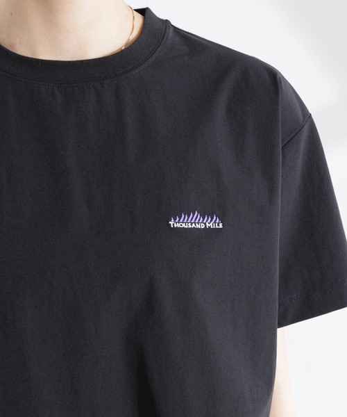 THOUSAND MILE(サウザンドマイル)の「THOUSAND MILE/ショートスリーブTシャツ スカートセット(ワンピース・レディース・ブルー/ブラック/チャコール・FREE)」の22枚目の写真