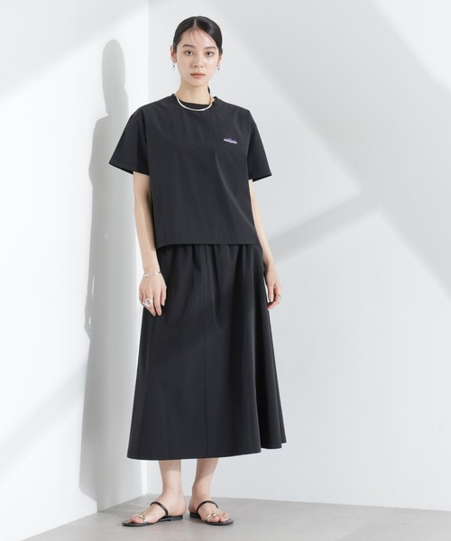 THOUSAND MILE(サウザンドマイル)の「THOUSAND MILE/ショートスリーブTシャツ スカートセット(ワンピース・レディース・ブルー/ブラック/チャコール・FREE)」の11枚目の写真