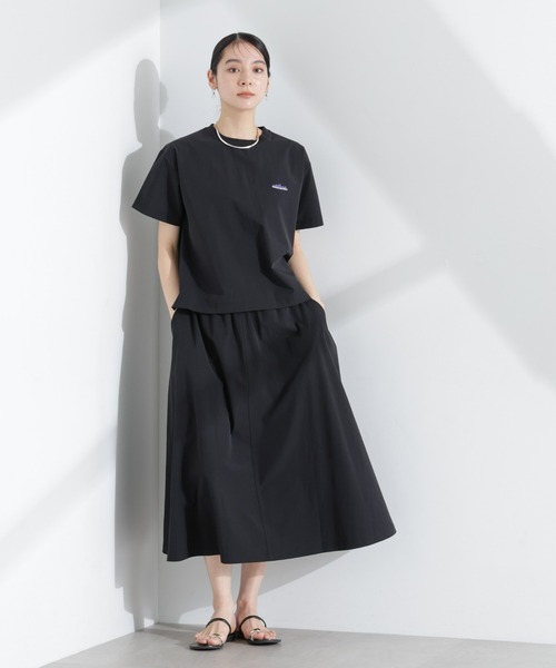 THOUSAND MILE(サウザンドマイル)の「THOUSAND MILE/ショートスリーブTシャツ スカートセット(ワンピース・レディース・ブルー/ブラック/チャコール・FREE)」の12枚目の写真