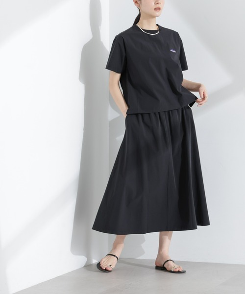 THOUSAND MILE(サウザンドマイル)の「THOUSAND MILE/ショートスリーブTシャツ スカートセット(ワンピース・レディース・ブルー/ブラック/チャコール・FREE)」の13枚目の写真