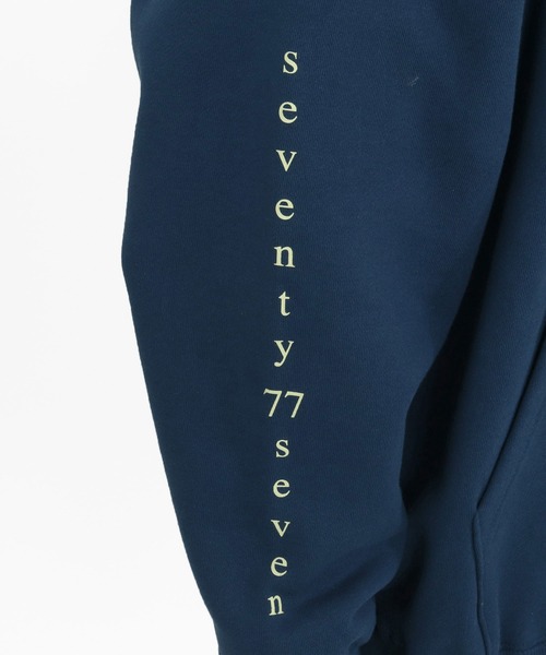 seventy seven（セブンティセブン）の「mpa3773-middle onz over size sweat P-O hoodie（77delicious) パーカー（パーカー・メンズ・ホワイト/ブラック/ブルー・M/L/XL）」の21枚目の写真