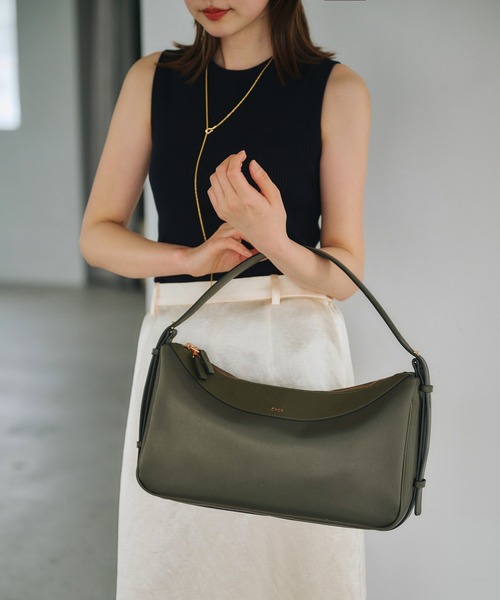 ROPE'（ロペ）の「【E'POR】C BAG Medium【撥水】【超軽量】（ハンドバッグ・レディース・ブラック/カーキ・FREE）」の17枚目の写真