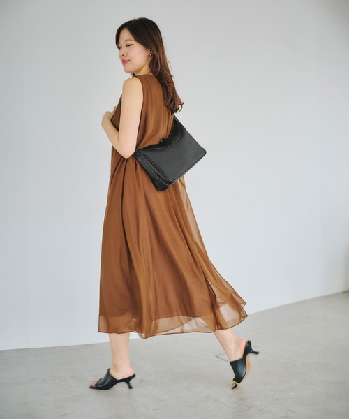 ROPE'（ロペ）の「【E'POR】C BAG Medium【撥水】【超軽量】（ハンドバッグ・レディース・ブラック/カーキ・FREE）」の20枚目の写真