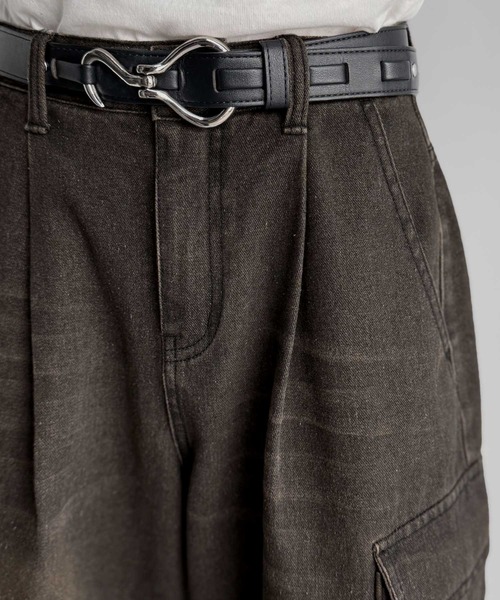 Classical Origin(クラシカルオリジン)の「ヴィンテージウォッシュカーゴポケットデニム/Vintage-Wash Cargo Pocket Denim(デニムパンツ・メンズ・ブラック/ブルー・SMALL/MEDIUM/LARGE)」の20枚目の写真
