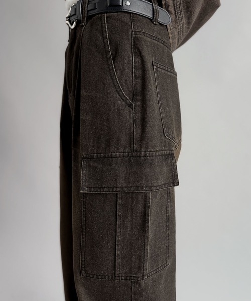 Classical Origin(クラシカルオリジン)の「ヴィンテージウォッシュカーゴポケットデニム/Vintage-Wash Cargo Pocket Denim(デニムパンツ・メンズ・ブラック/ブルー・SMALL/MEDIUM/LARGE)」の17枚目の写真