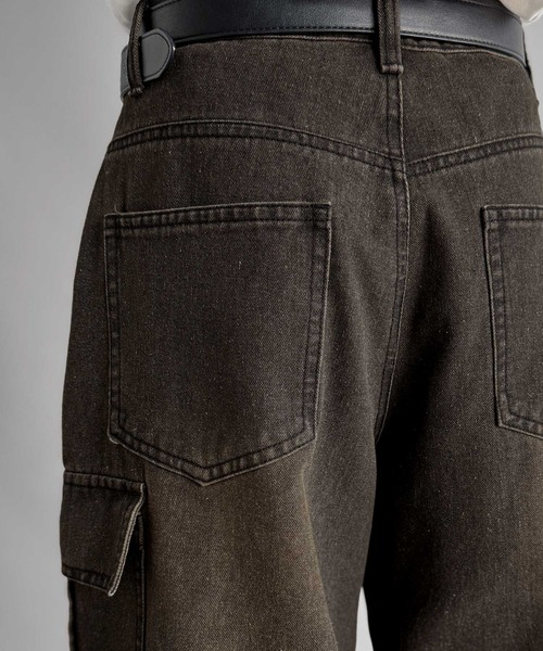 Classical Origin(クラシカルオリジン)の「ヴィンテージウォッシュカーゴポケットデニム/Vintage-Wash Cargo Pocket Denim(デニムパンツ・メンズ・ブラック/ブルー・SMALL/MEDIUM/LARGE)」の18枚目の写真