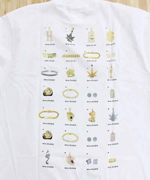 セール】ジュエリーロングスリーブバックプリントTシャツ