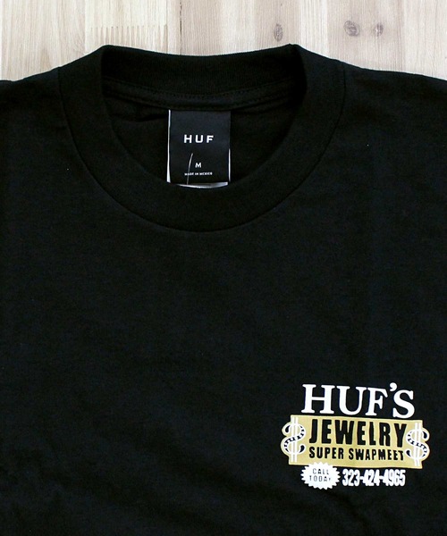 HUF(ハフ)の「ジュエリーロングスリーブバックプリントTシャツ JEWELRY L/S TEE(Tシャツ/カットソー・メンズ・ホワイト/ブラック・M/L/XL)」の12枚目の写真