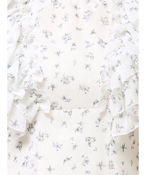 MERCURYDUO(マーキュリーデュオ)の「フリルスリーブフラワーワンピース(ワンピース・レディース・オフホワイト/レッド・SMALL/MEDIUM)」の21枚目の写真