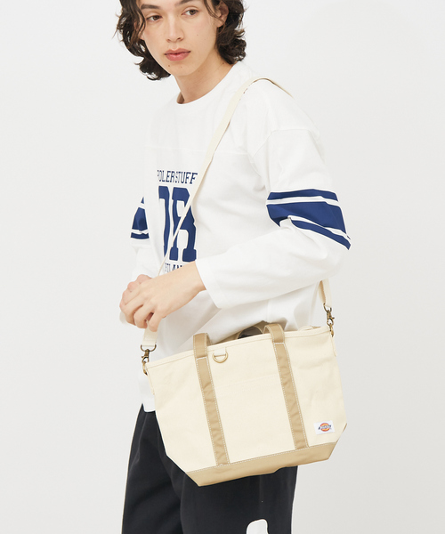 Dickies(ディッキーズ)の「【DICKIES/ディッキーズ】AUTHENTIC CANVAS TOTE S 80311400/トートバッグ/ユニセックス/キャンバス【WEB限定】(トートバッグ・メンズ・ブラック/ネイビー/ベージュ・フリー)」の3枚目の写真
