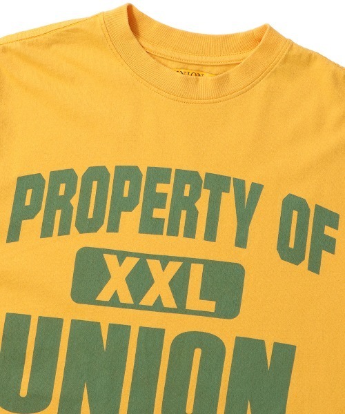 UNION(UNION TOKYO)(ユニオン)の「UNION TOKYO PROPERTY OF TEE ユニオントーキョー Tシャツ(Tシャツ/カットソー・メンズ・ネイビー/イエロー系その他・MEDIUM/SMALL/X-LARGE/LARGE/XX-LARGE)」の11枚目の写真