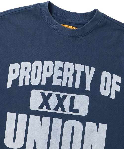 UNION(UNION TOKYO)(ユニオン)の「UNION TOKYO PROPERTY OF TEE ユニオントーキョー Tシャツ(Tシャツ/カットソー・メンズ・ネイビー/イエロー系その他・MEDIUM/SMALL/X-LARGE/LARGE/XX-LARGE)」の12枚目の写真