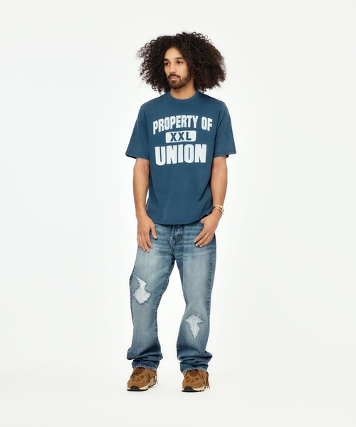 UNION(UNION TOKYO)(ユニオン)の「UNION TOKYO PROPERTY OF TEE ユニオントーキョー Tシャツ(Tシャツ/カットソー・メンズ・ネイビー/イエロー系その他・MEDIUM/SMALL/X-LARGE/LARGE/XX-LARGE)」の17枚目の写真