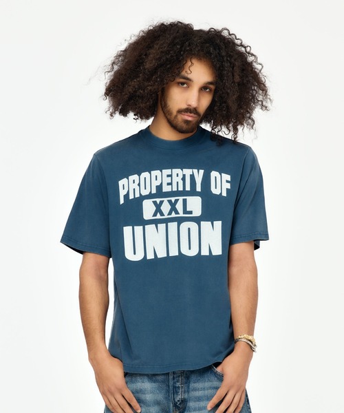 UNION(UNION TOKYO)(ユニオン)の「UNION TOKYO PROPERTY OF TEE ユニオントーキョー Tシャツ(Tシャツ/カットソー・メンズ・ネイビー/イエロー系その他・MEDIUM/SMALL/X-LARGE/LARGE/XX-LARGE)」の18枚目の写真