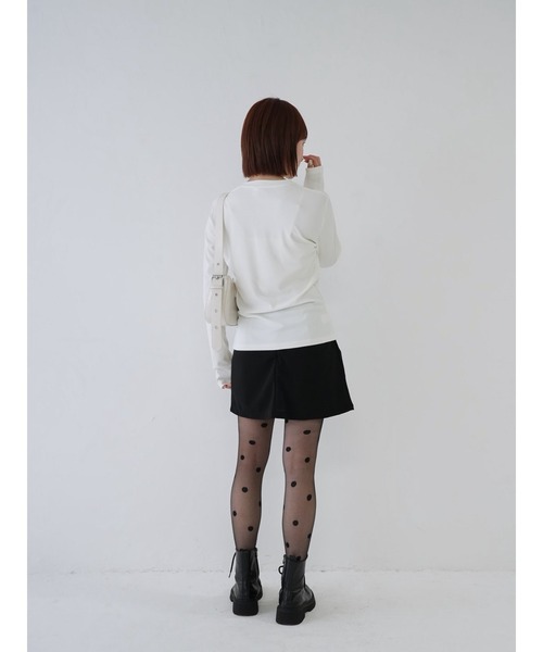 Uenui（ウニュイ）の「【 cunii 】手書きメッセージトップス1（Tシャツ/カットソー・レディース・ブラック/ホワイト・FREE）」の7枚目の写真