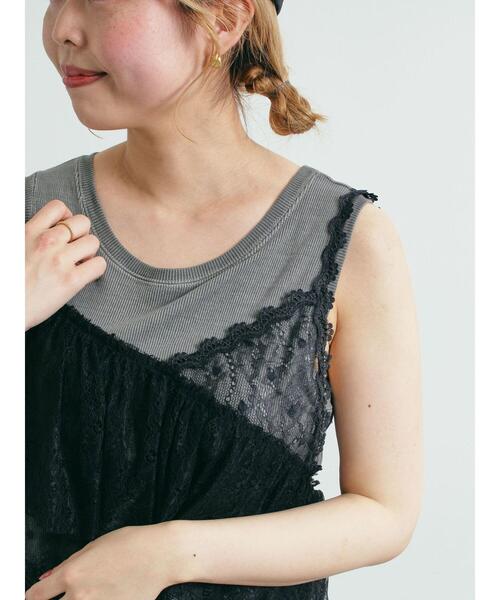 SM2(エスエムツー)の「フリルレースキャミソールブラウス(シャツ/ブラウス・レディース・グレー/クリーム/ブラック・F)」の19枚目の写真