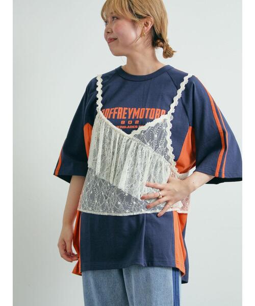 SM2(エスエムツー)の「フリルレースキャミソールブラウス(シャツ/ブラウス・レディース・グレー/クリーム/ブラック・F)」の4枚目の写真