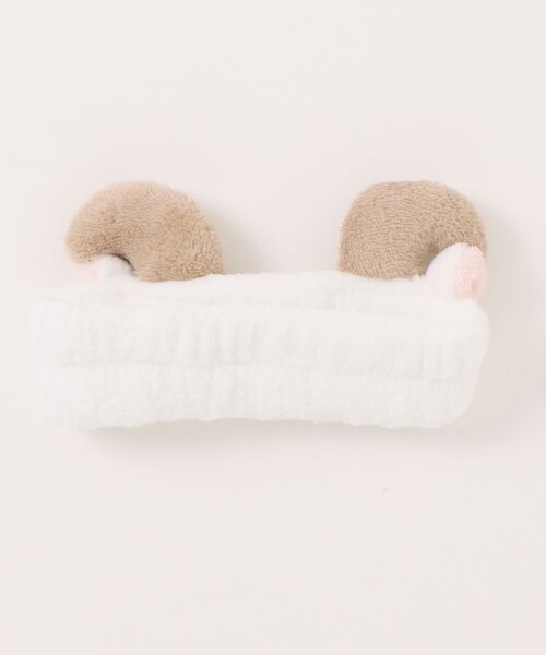 VIBGYOR Women（ヴィブジョー　ウィメン）の「【urge select】《アニマルシリーズ》ふわふわ ひつじ ヘアバンド（ヘアバンド・レディース・ホワイト系・FREE）」の2枚目の写真