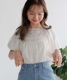 ブラウス シャツ レースビスチェシャツ / Lace Bustier Shirt レディース X-girl（エックスガール）の「LACE BUSTIER TOP（シャツ
