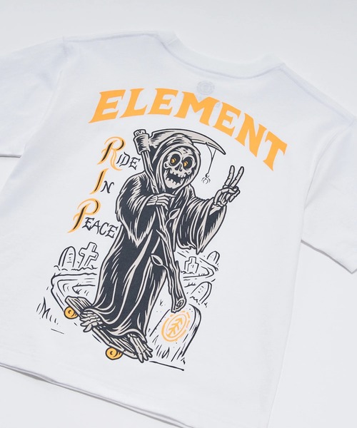ELEMENT（エレメント）の「ELEMENT キッズ TIMBER RIP SS YOUTH Tシャツ 【2025年夏モデル】/エレメントキッズ半袖Tシャツ（Tシャツ/カットソー・キッズ・ホワイト/ラスタ/ブラック・LARGE/MEDIUM/SMALL/X-LARGE）」の6枚目の写真