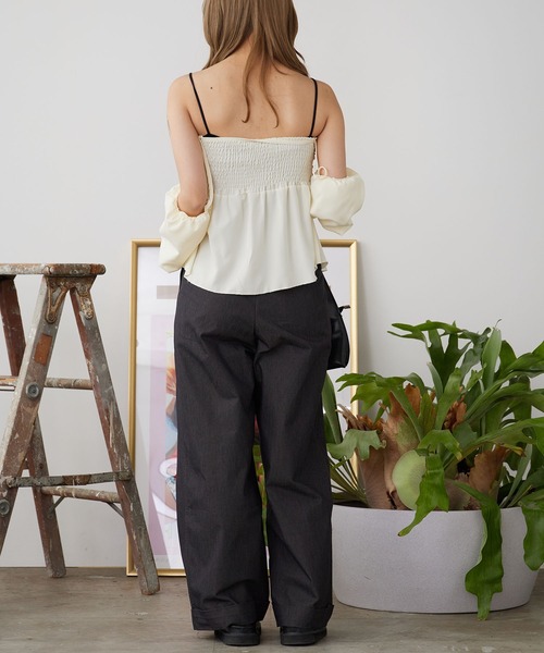 ROOPTOKYO(ループトウキョウ)の「ペプラムオフショルベアブラウス(シャツ/ブラウス・レディース・ブラック/ホワイト・FREE)」の10枚目の写真