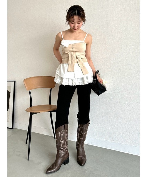 LILY BROWN レイヤードカップイントップス｜タグ付き 新品未使用 LILY BROWN｜レイヤードカップイントップス | Rakuten Fashion